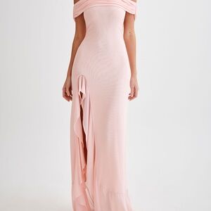 Meshki Strapless Blush Pink Dress